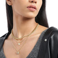 Stacked Butterfly Pendant Necklace
