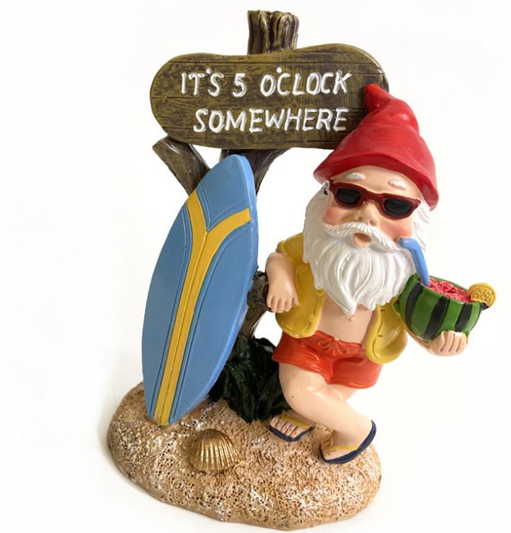 Resin Gnome Statue Ornament