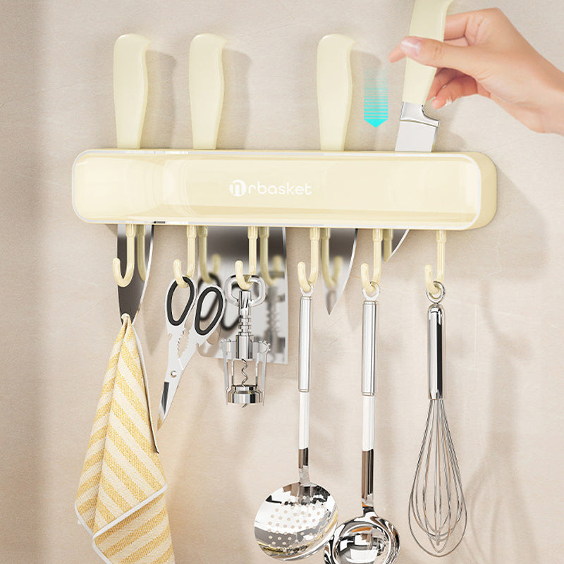 Multifunctional Wall Mounted Knife Storage Shelf