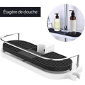 Multifunctional shower shelf