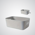 OrganiseerGemak - Set of 10 Wall Storage Boxes for Cosmetics and Snacks