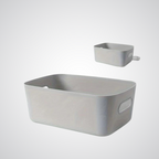 OrganiseerGemak - Set of 10 Wall Storage Boxes for Cosmetics and Snacks