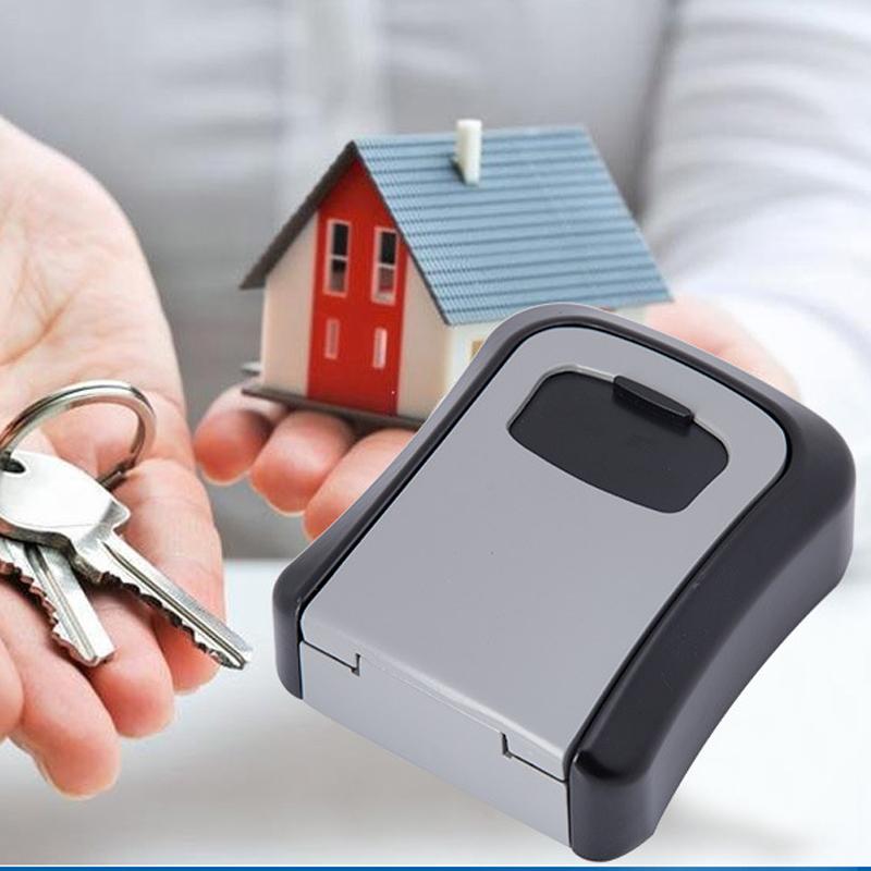 Wall key box with password