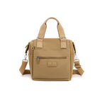 Waterproof Nylon Crossbody Bag with 7 Pockets and Adjustable Shoulder Strap