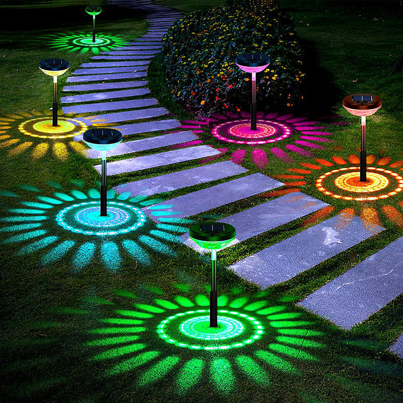 Solar-powered Colorful Outdoor Lighting