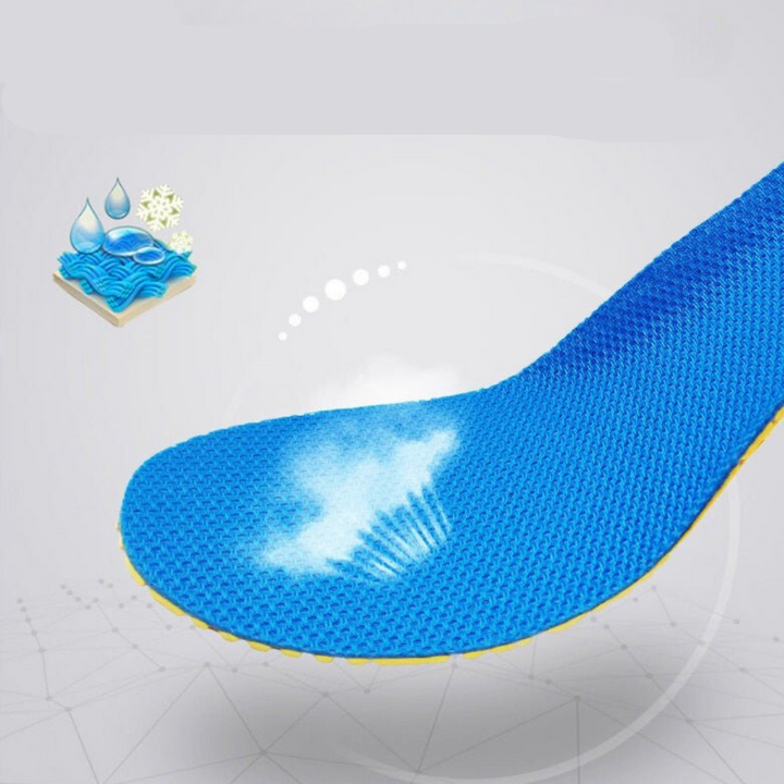 Shock-absorbing Gel comfort insoles