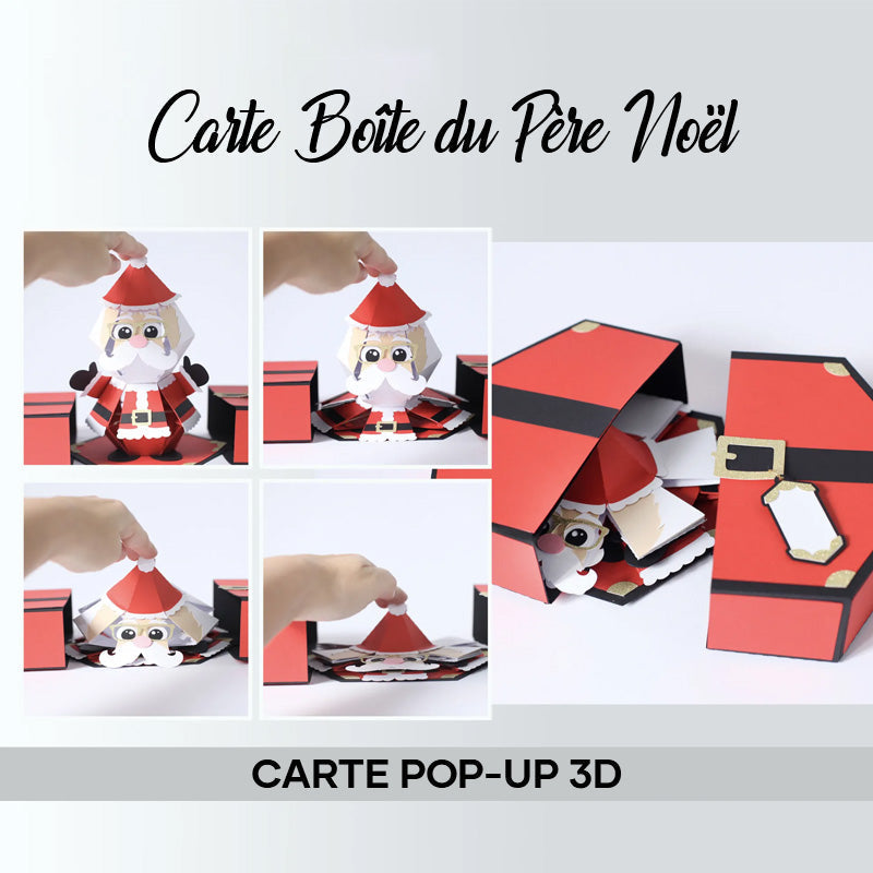 3D Pop-Up Card for the Santa Claus Prank