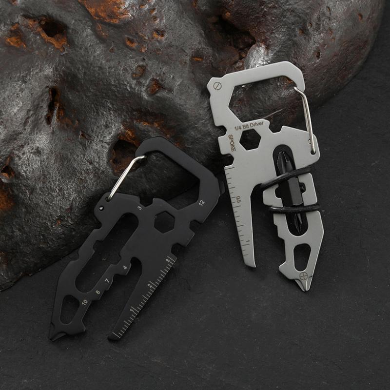 Portable multifunctional EDC keychain