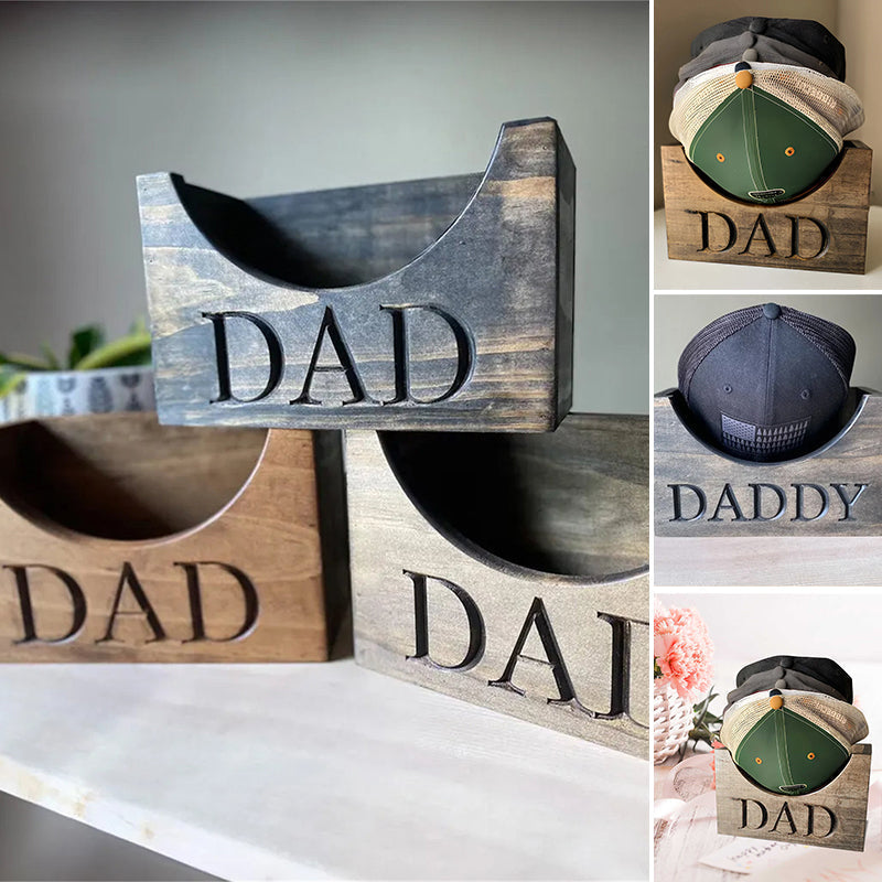 Father Wood Hat Holder