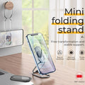 Metallic foldable phone holder