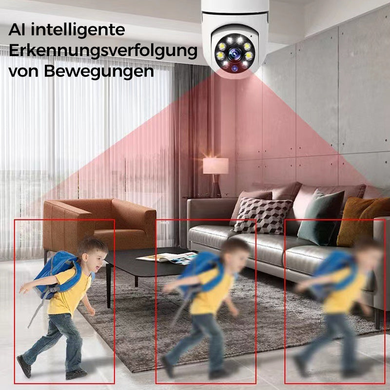 Wireless WiFi Surveillance Camera with Bulb