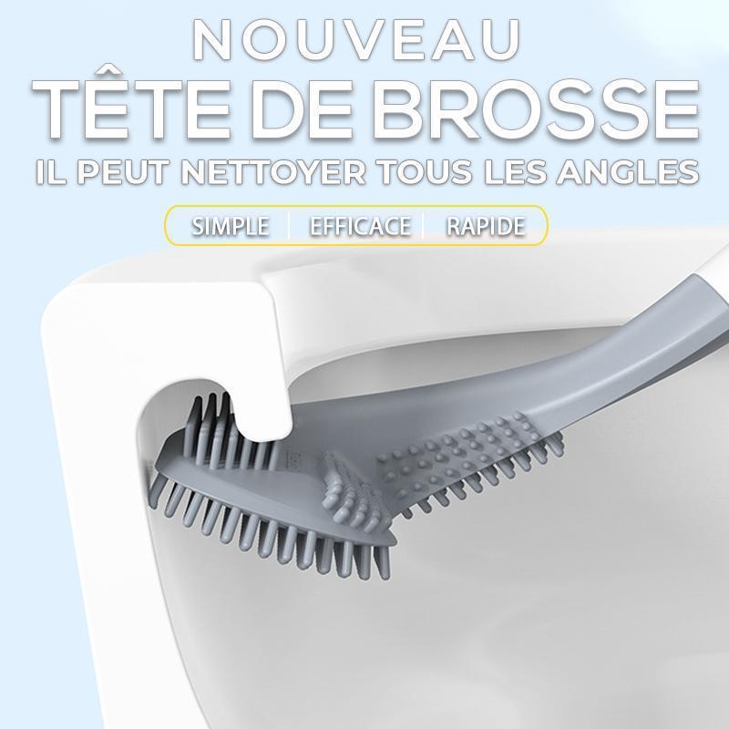 Long-handled Toilet Brush - Say goodbye to stains.