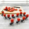 Busy Ants Move Fruit Fork