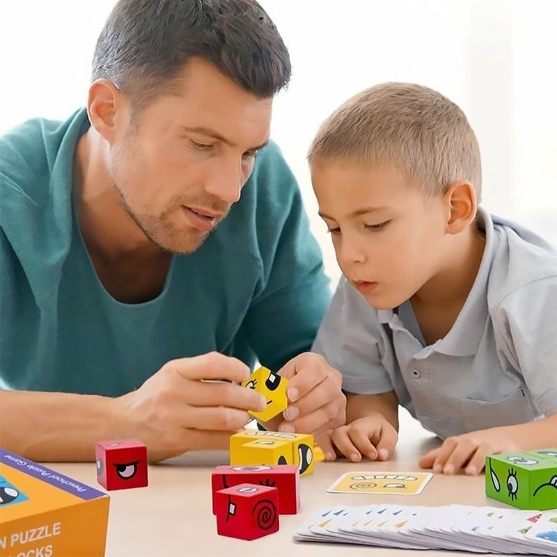 BlockiMix Wooden Puzzle Game – Colorful Educational Blocks for Toddlers and Preschoolers