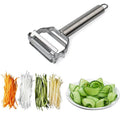 Multifunctional vegetable peeler made of stainless steel