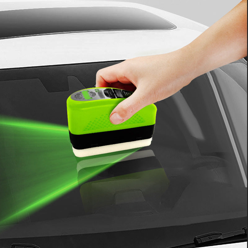Oil film remover brush for car