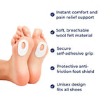 Pressure-Relief Gel Barrier – Soft Felt Adhesive Design – Shoe-Rubbing & Walking Relief for Men & Women
