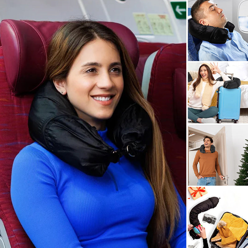 Stuffable Clothing Travel Neck Pillow