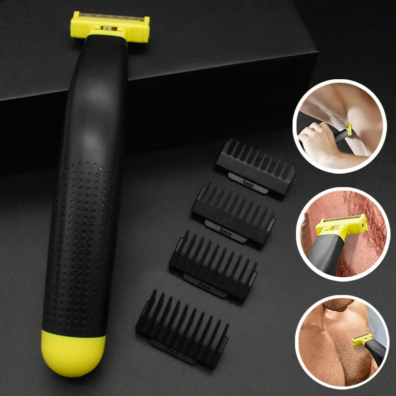 Full body wet and dry shaver