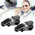 Sunglasses holder for car visor