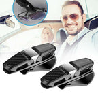 Sunglasses holder for car visor