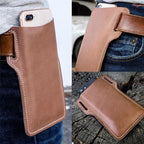 Retro Short Phone Case Belt Pouch