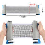 Table tennis net foldable