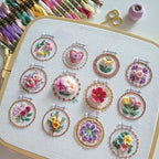 Small Flower Frame Embroidery Set