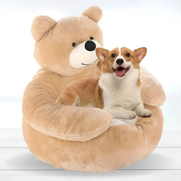 Winter Plush Pet Bed for Dogs and Cats