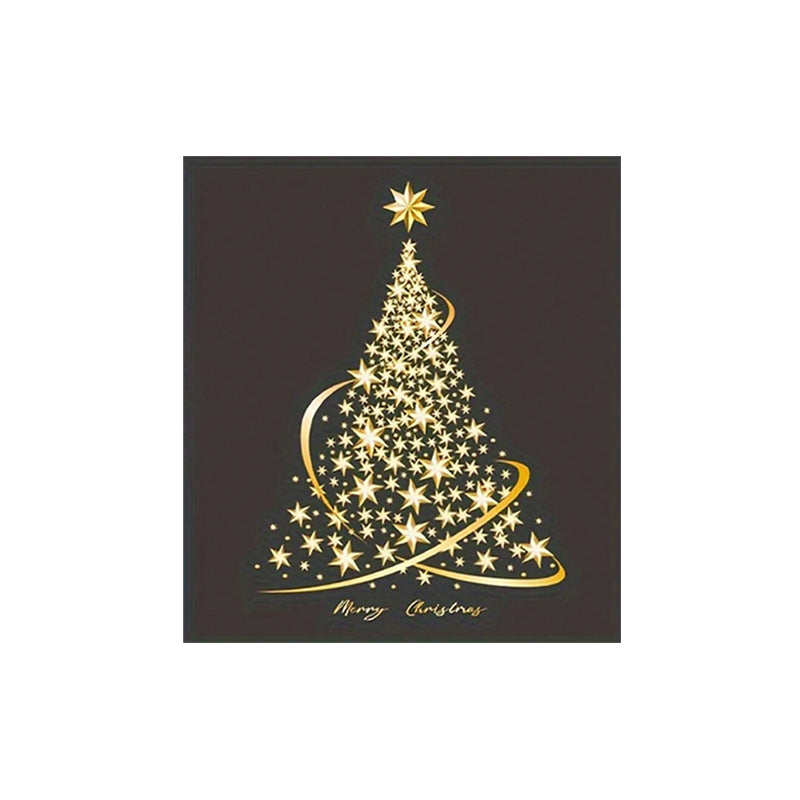 Christmas tree window sticker
