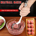 Stainless Steel Meatball Maker Spoon with Nonstick Design