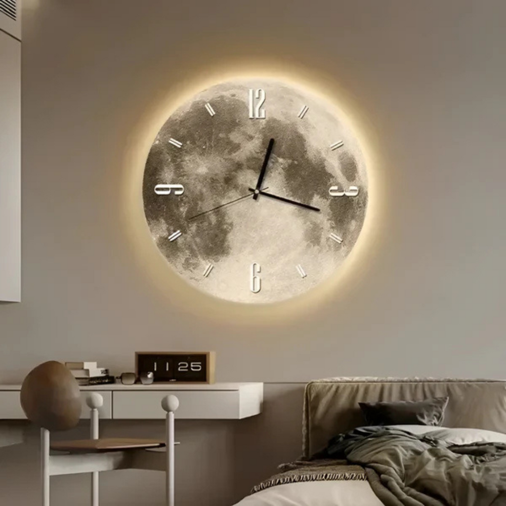 Decorative Moon Wall Clock