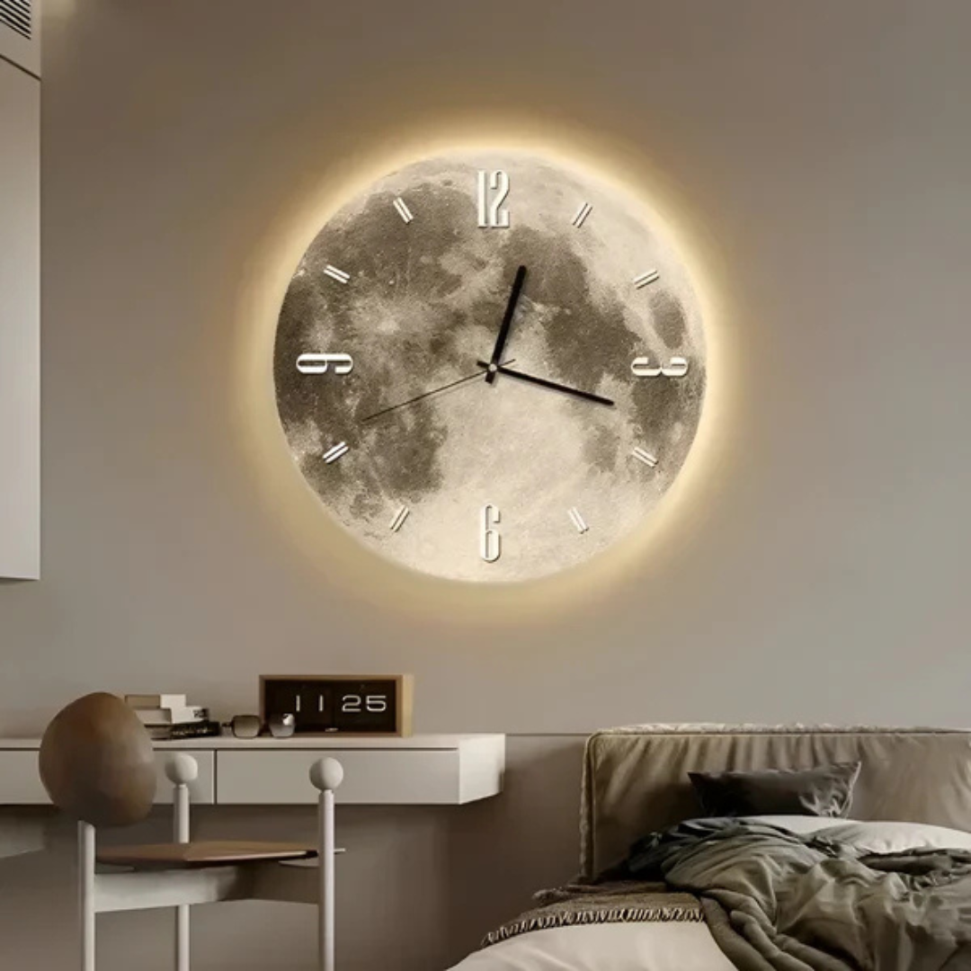 Decorative Moon Wall Clock