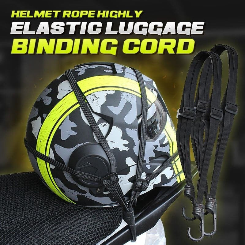 Helmet rope high elastic luggage tie rope