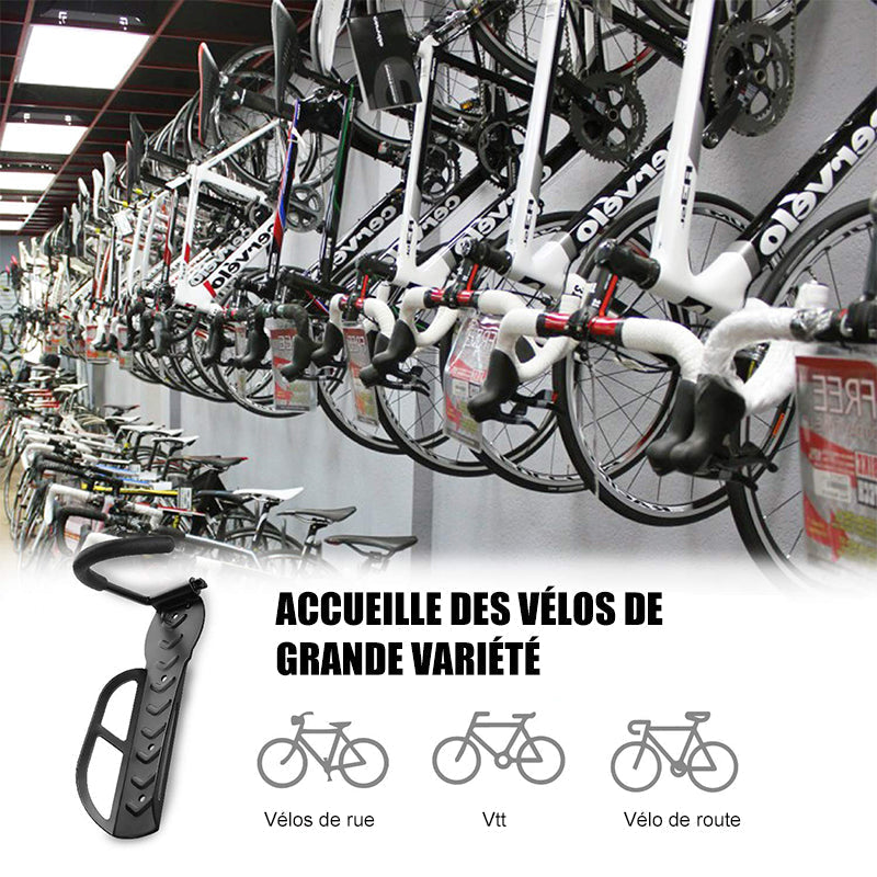 Support for bike carrier adjustable wall mounting