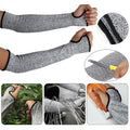Cut-resistant arm guard sleeves