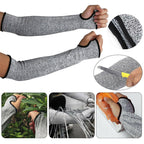 Cut-resistant arm guard sleeves
