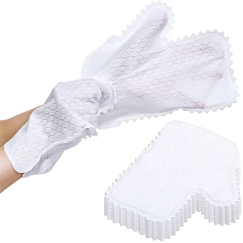 Fish scale cleaning dust gloves