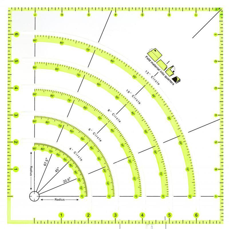 Cutting gauge for arch and fan patterns