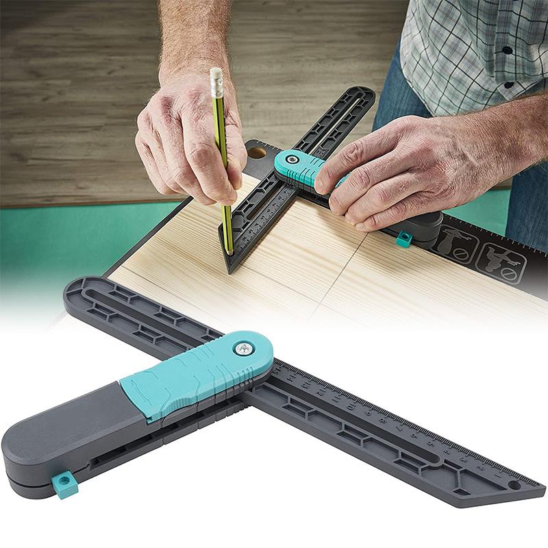 Lock corner measuring tool