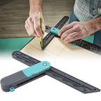 Lock corner measuring tool