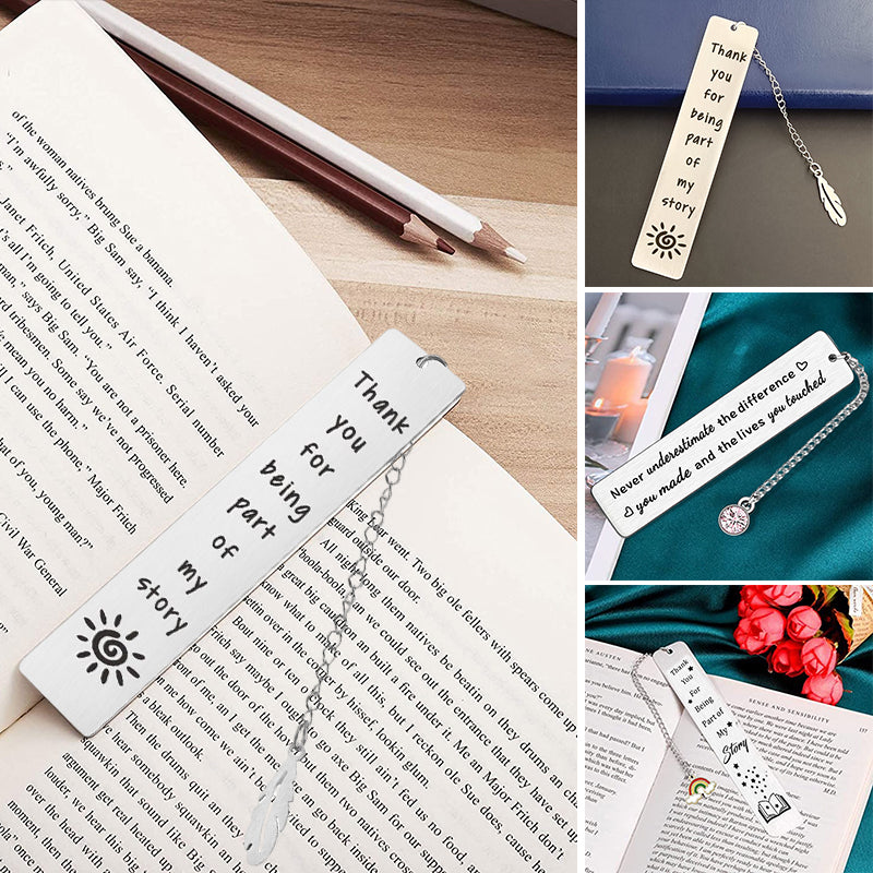 Longer Stainless Steel Bookmark