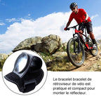 Rearview mirror safety strap for bicycle