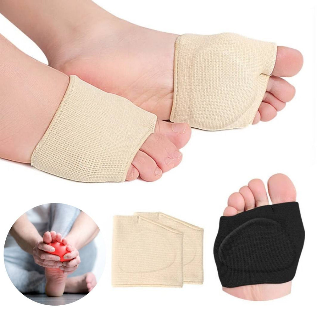 CushionFlex Forefoot Protection | Silicone Gel Cushion - Absorbs Shock on Foot - Pain Relief - for Metatarsalgia - Daily Comfort
