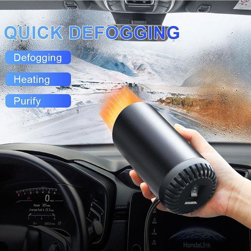 Fast heating cup shape car heater