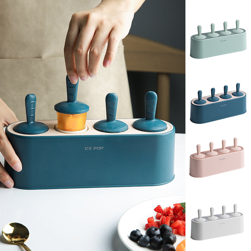 Silicone Ice on a Stick Ice Cream Mold Set