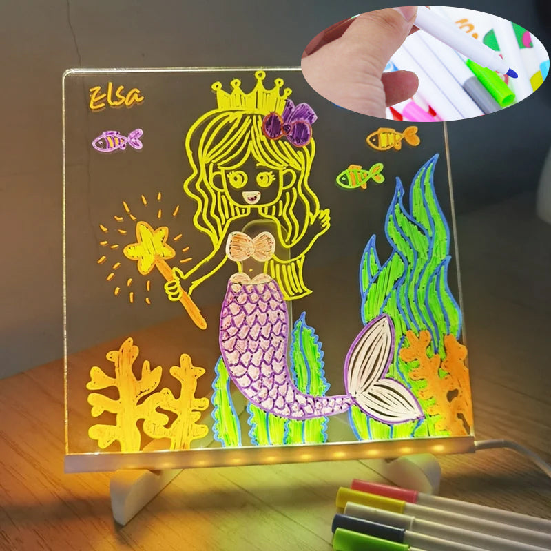 LED-Whiteboard with Colors