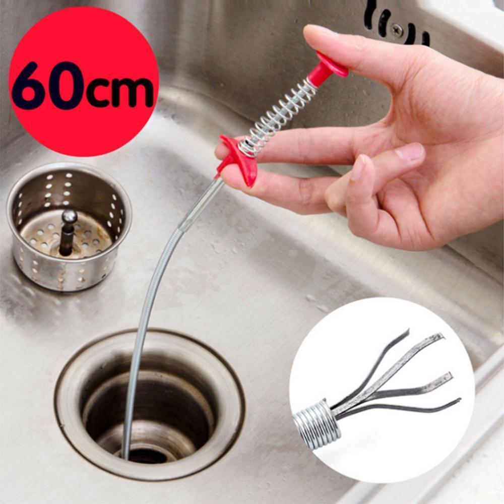 Kitchen sink drain cleaning hooks (2 pieces)