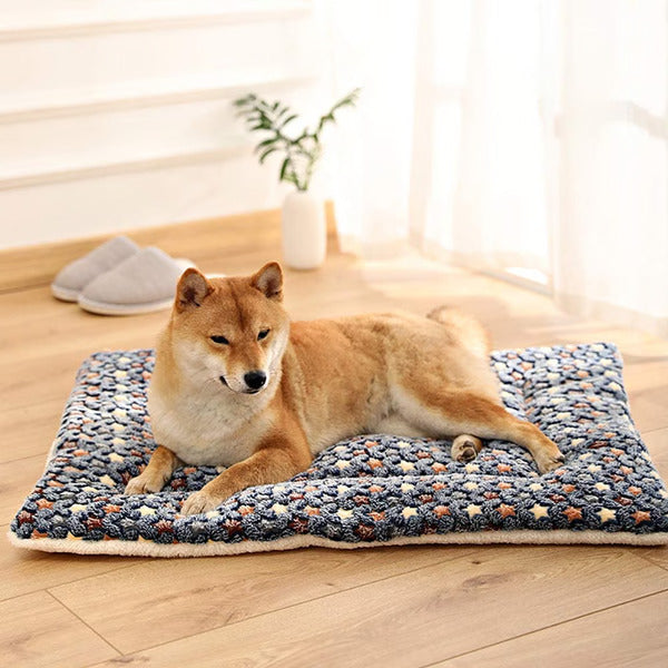 Dog Blanket Plush Washable Pet Cushion