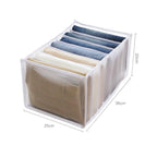 7 Grids Wardrobe Clothes Mesh Divider Organizer